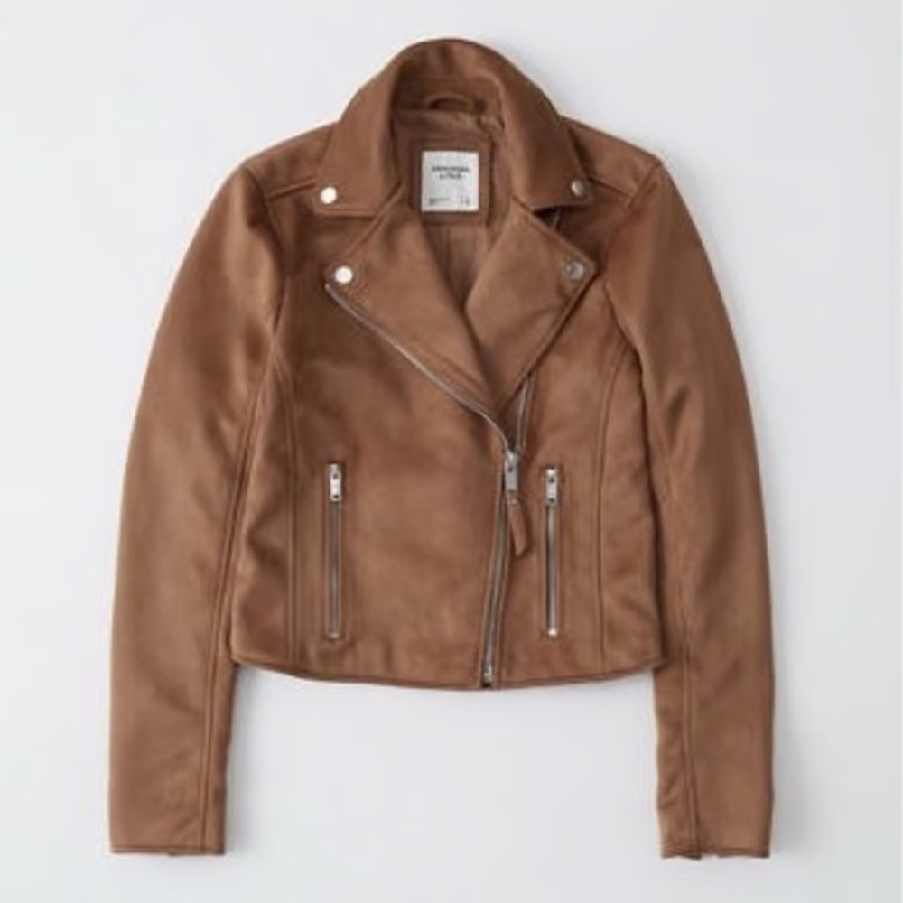 Suede Faux Leather Jacket